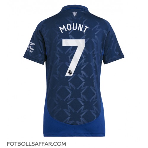 Manchester United Mason Mount #7 Bortatröja Dam 2024-25 Kortärmad